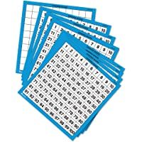 Los mejores  - Learning- Tableros de Cien números de Escribir y borrar Resources (Set de 10)- Color (LER0375)